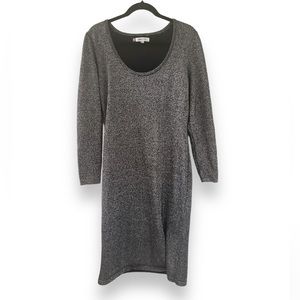 Jennifer Lopez Metallic Sweater Dress